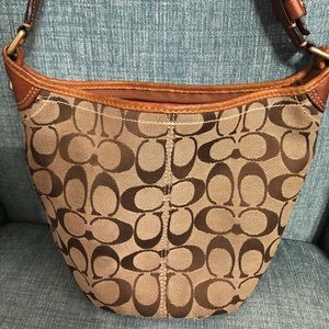 Vintage coach bucket bag